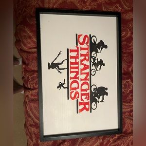 A Stranger Things hand painted picture